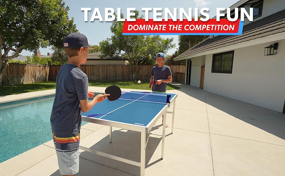 table tennis game set