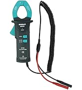 allsun AC/DC Current Clamp Probe Tester Handheld Digital Clamp Multimeter CAT III Max.Input 400A/...