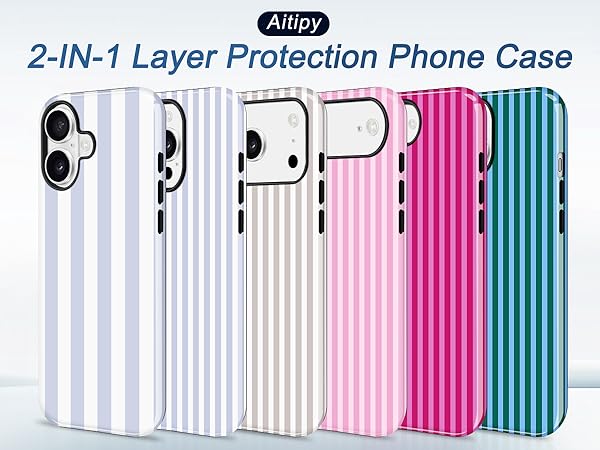 striped phone case