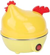 Jeanoko 1PCS Easy Egg Cooker, Quick Egg Cooker, Hard-Boiled Egg Cooker with 7 Egg Capacity, Autom...