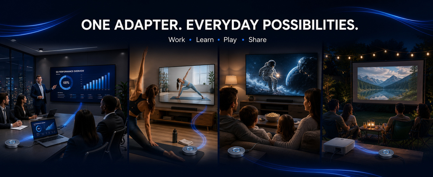 ONE ADAPTER. EVERYDAY POSSIBILITIES.