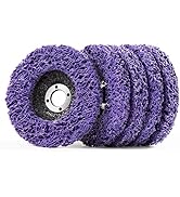 4'' x 5/8'' Strip Discs Stripping Wheel for Angle Grinder 5PCS Grinders Power Tools for Clean Pai...
