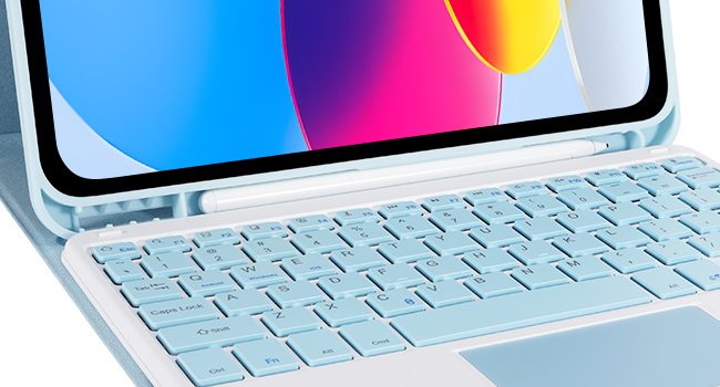 detachable keyboard case for ipad 10th generation 10.9 inch 2022 10th gen ipad cover with touchpad