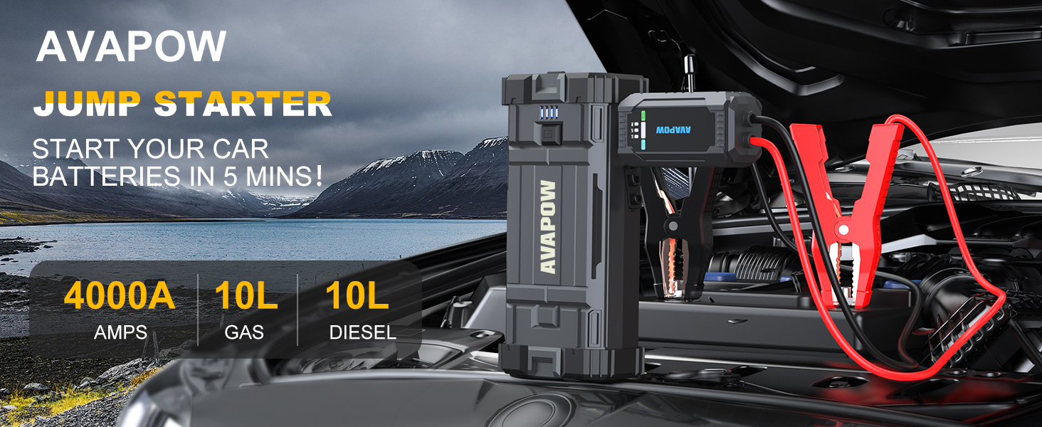 AVAPOW JUMP STARTER