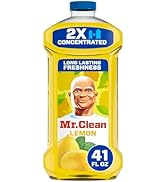 Mr. Clean 2X Concentrated Multi Surface Cleaner with Lemon Scent, All Purpose Cleaner, 41 fl oz