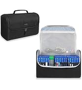 Trunab Game Disc Case Hold Up to 24 Discs, Portable Storage Bag Gaming Disk Organizers, Compatibl...