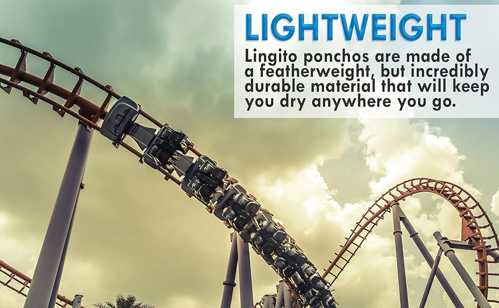 lightweight rain poncho, ponchos, adjustable ponchos, adult ponchos, reusable poncho