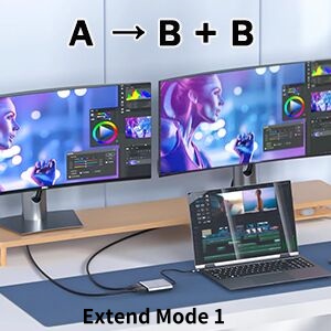 dual hdmi adapter for 2 monitors