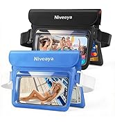 Niveaya Double Space Waterproof Fanny Pack, IPX8 Waterproof Dry Bag Waist Pouch for Beach, Kayaki...