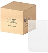 6"x9" (1000 Count) 2 Mil Reclosable Plastic Zip Poly Bags with Resealable Lock Seal with Zero BPA...