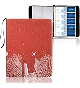 Leather Business Card Book Holder Organizer, Professional Name Card Book Holder with 800 Card Slo...
