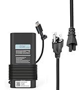 65W USB Type C Laptop Charger for Dell USB C Charger, Dell Laptop Charger for Latitude 5420 7420 ...
