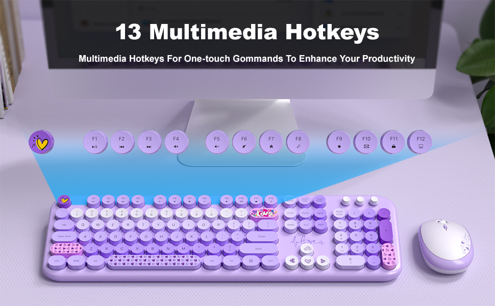 ergonomic keyboard and mouse wireless combo