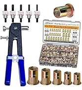 Imperial Rivet Nut Tool Kit 430pcs, SAE Rivet Nut Combination (5/16-18?1/4-20?10-24?8-32?6-32), S...