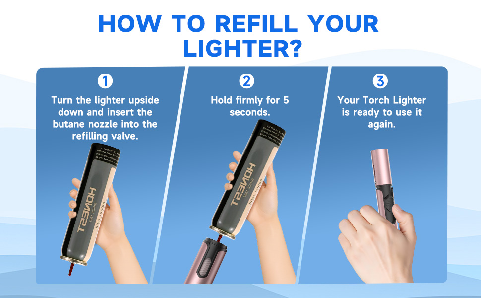 how to refill your torch lighter