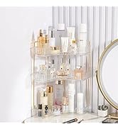 NCONCO Corner Organizer, 3 Tier Vanity Organizer for Makeup & Skincare, Cosmetic Display Cases fo...