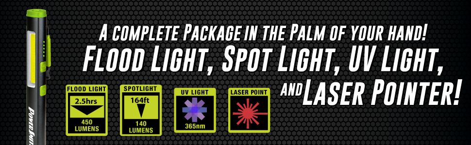 inspection light, pen light, laser pointer, mechanic light, work light