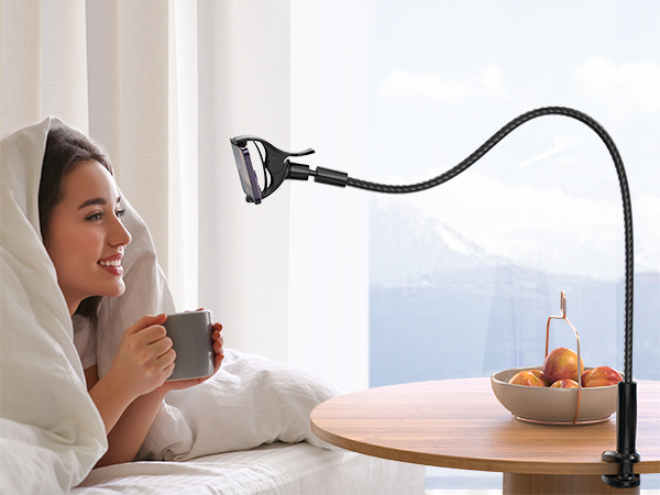 Lamicall Gooseneck Phone iphone Holder Bed mount headbroad