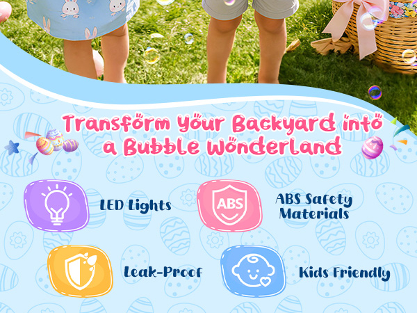 Transform your Backyard into a Bubble wonderland