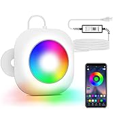 LyLmLe LED Pool Lights for Above Ground Pools with APP Control, 20W Smart Magnetic Pool Lights wi...