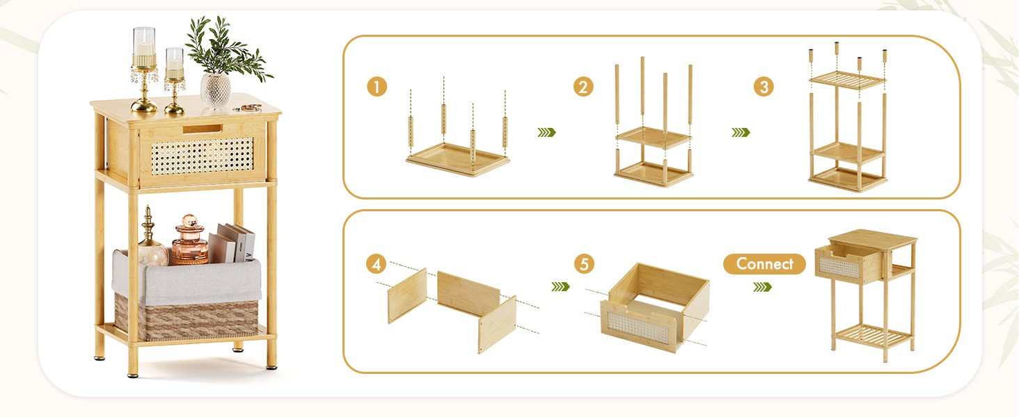 Easy Assembly: No complicated steps required