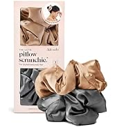 Kitsch Satin Hair Scrunchies for Women, Softer Than Silk Scrunchies for All Hair Types, Satin Scr...