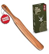 Spurtle for Sourdough Starter for Baking Tools, 11" Wooden Spurtle for Deep Jar &amp; Dough Whisk- So...