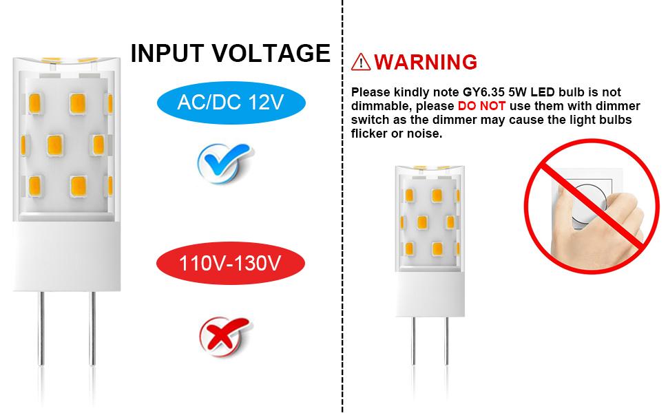 12V AC/DC non-dimmable