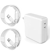 Fancy Buying Mac Book Pro Charger Block - 138W Dual Port 118/20W USB C Charger Compatible with Ma...
