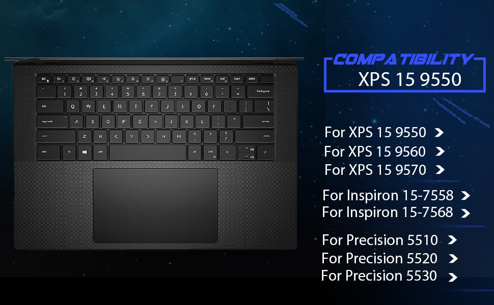 dell xps 15 9570 keyboard 0GDT9F