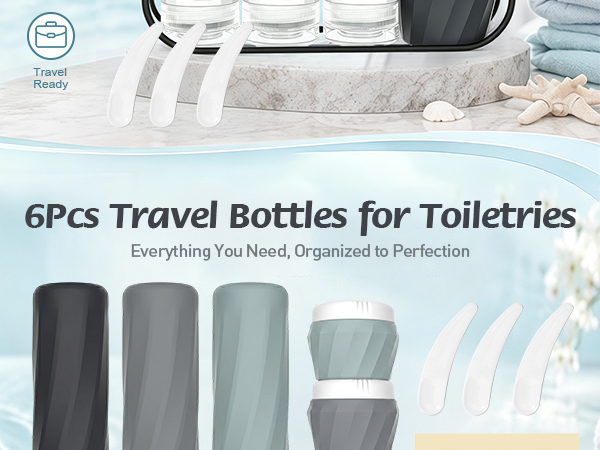 6Pcs Travel Bottles for Toiletries