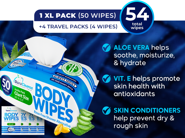 Duracleansev Body Wipes