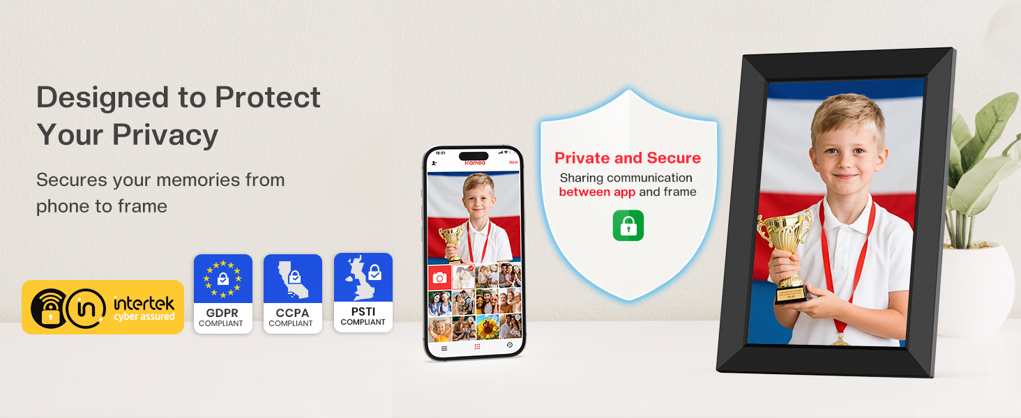 frameo digital frame wifi picture photo video share moment from phone