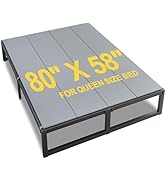 Lutown-Teen Bunkie Board Queen High-Density Polymer Bed Support Bunkie Board Queen Size Anti-Sag,...