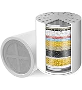 Voolan 2 Pack Replacement Shower Filter Cartridge -20 Stage Hard Water Shower Filter For Remove C...
