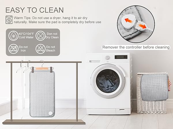 relaxing gifts for women men her him, heating pad for period cramps back pain relief