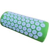 Acupressure Pain Relief Massage Pillow Acupuncture Relaxation Massager for Neck Back Head, Reliev...