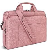 DOMISO 17.3 inch Laptop Bag Business Briefcase Water-resistant Notebook Messenger Shoulder Bag fo...