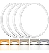 slochi 4PACK LED Flush Mount Ceiling Light Fixture Warm,62A