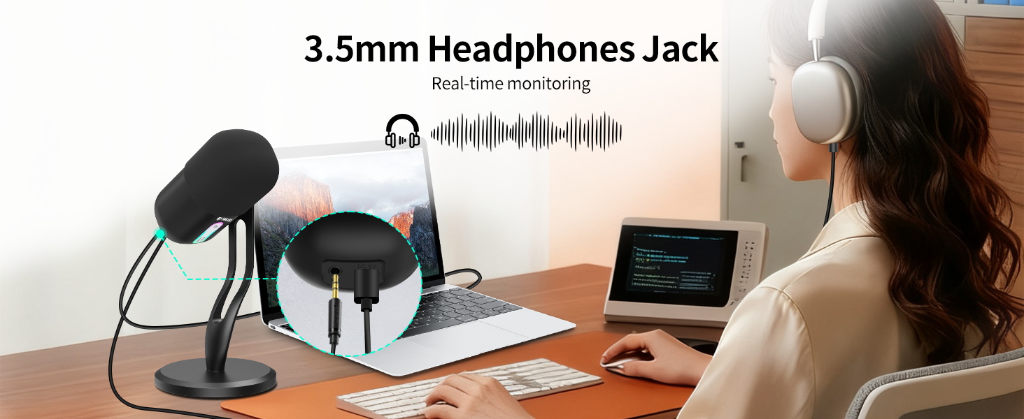 real time monitoring microphone