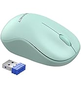 TECKNET Wireless Mouse for Laptop, 2.4G Ergonomic Portable Mouse, Plug & Play, Compact Design, Sm...