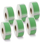 BETCKEY Colored Labels Compatible with Dymo 30336 (1" x 2-1/8") Return Address Labels, Compatible...