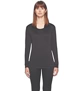Terramar Women's Thermasilk Pointelle Scoop