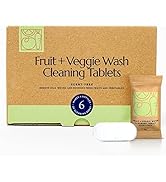Cleanomic - Fruit and Veggie Tablets (6 Pack) - Fruit Wash, Veggie Wash, Fruit and Vegetable Wash...