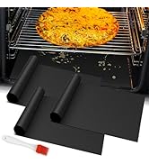 Oven Liners for Bottom of Electric Gas Oven - 3Pack Large Heavy Duty Oven Mat, Non-Stick Oven Flo...