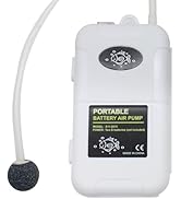 YQMIGU Small Air Pump for Fish Tank 6 Gallons, Aerator for Bait Bucket,Bubbler Stones for Aerator...