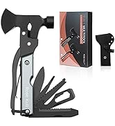 Rose Kuli Multitool Camping Accessories Gifts for Men Dad, 18 in 1 Survival Compact Hatchet Multi...