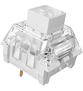 Kailh Box White Pro Mechanical Keyboard Switch,Clicky 3-pin 45gf Pre-Lubed Dustproof Waterproof R...