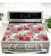 Stove Top Cover for Electric Stove, Heat Resistant Glass Stove Top Protector 28x20in, Kitchen Cou...