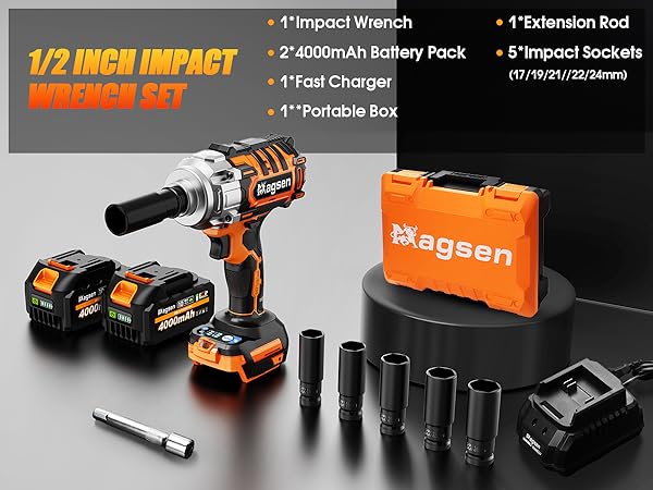 Cordless Impact Wrench 1/2 inch